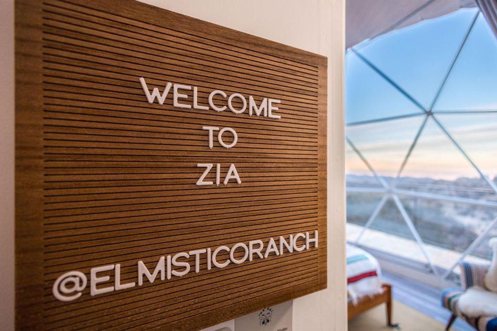 Zia Geo Dome At El Mistico Ranch, Glamping Βίλα Nogal Εξωτερικό φωτογραφία